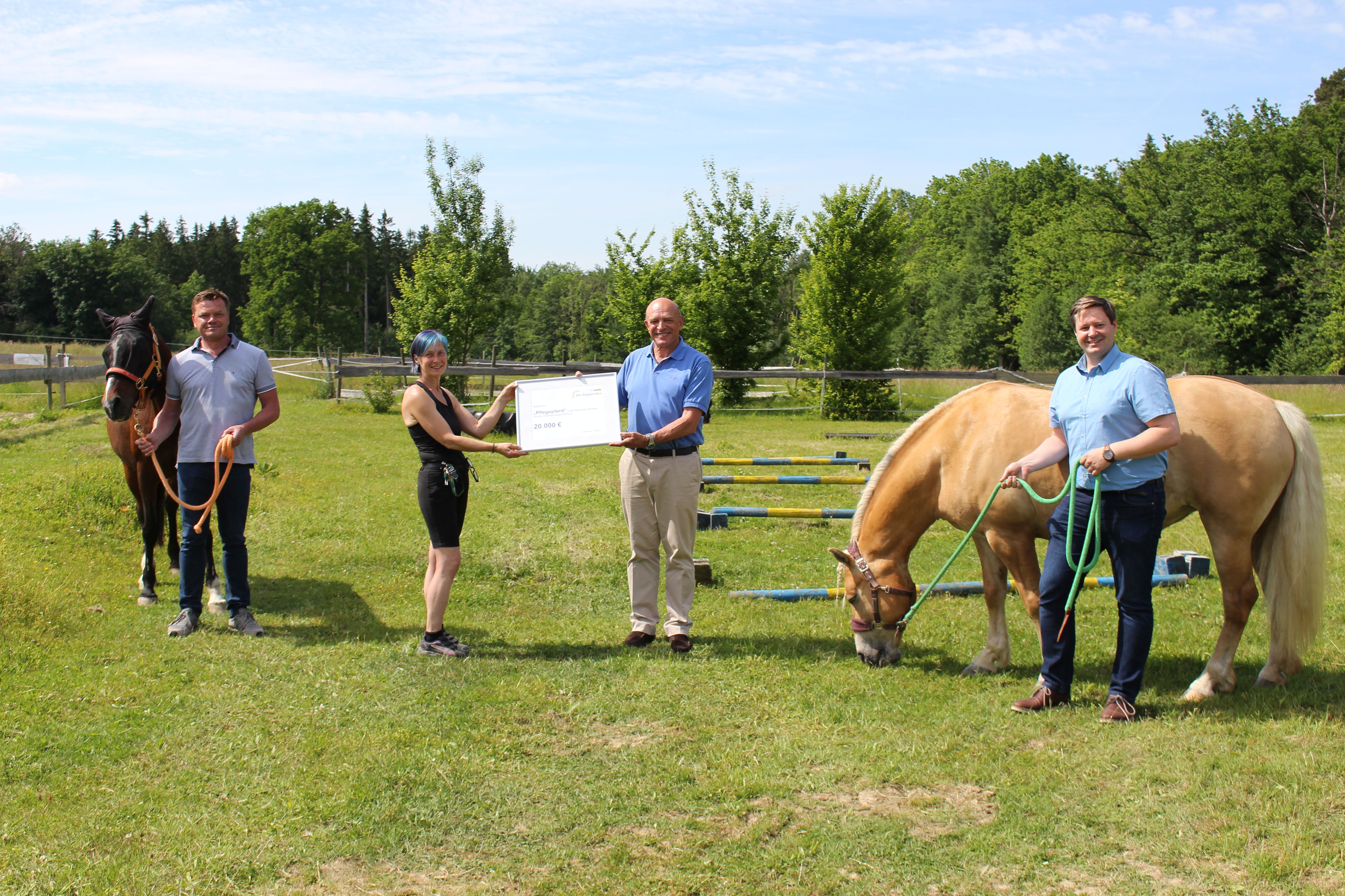 Johannes Ziegler Stiftung Fordert Projekt Pflegepferd In Der Fachklinik Hochsten Mit 20 000 Euro Die Zieglerschen